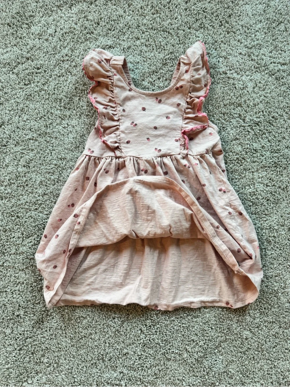 Girls' Dress Lot 4T Dress Bundle Pastel Plaid and Pink Floral Summer Dress Set